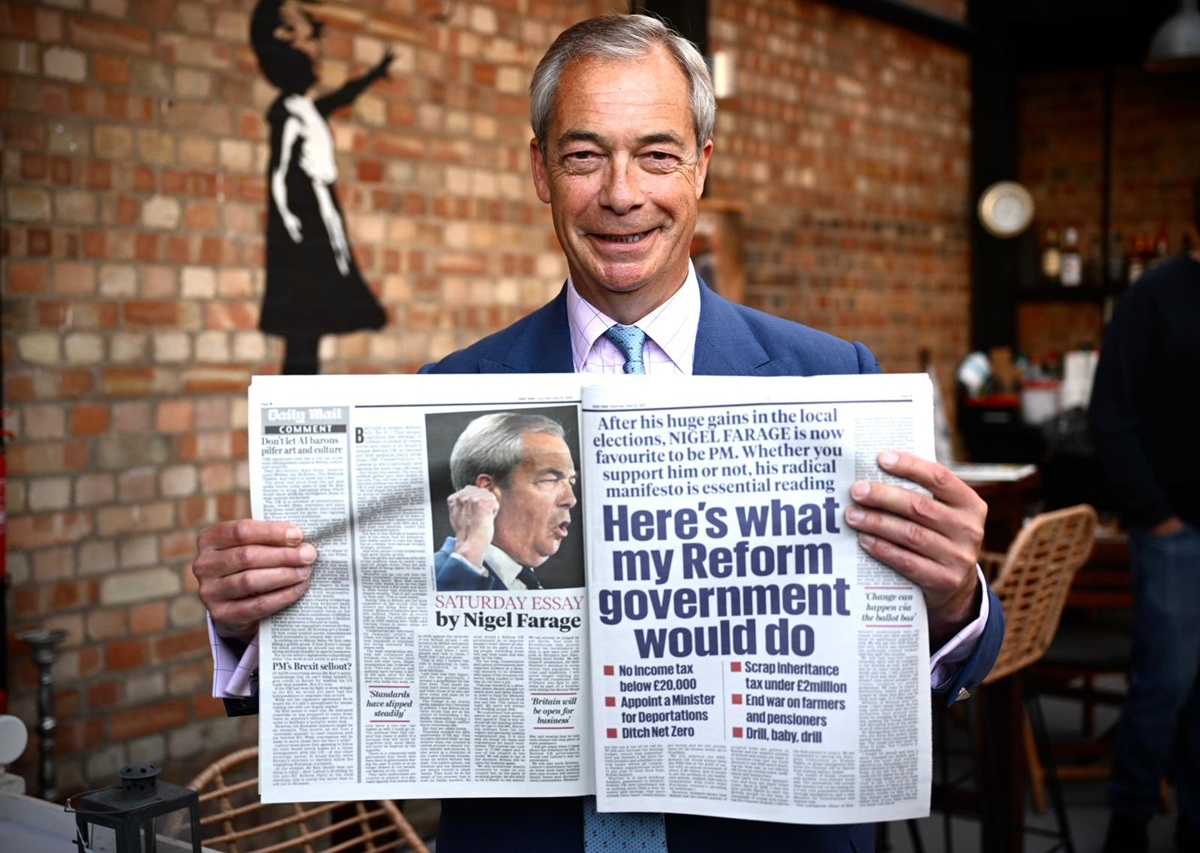 Poll reveals Reform would win the most seats in a general election