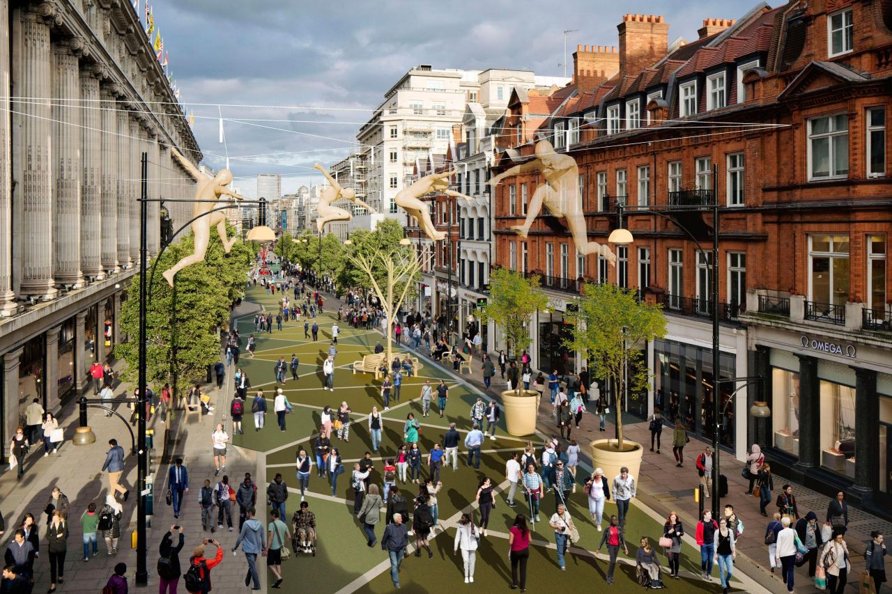 London mayor to go ahead with Oxford Street traffic ban