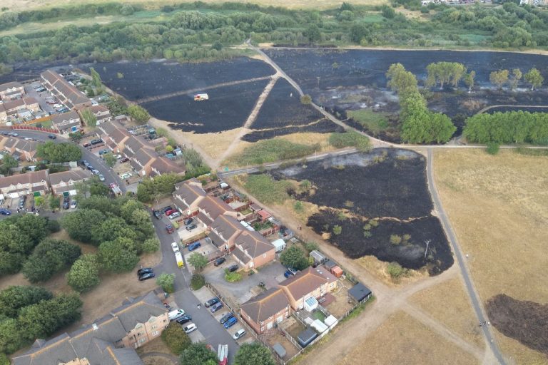Warning over severe wildfire risk in London