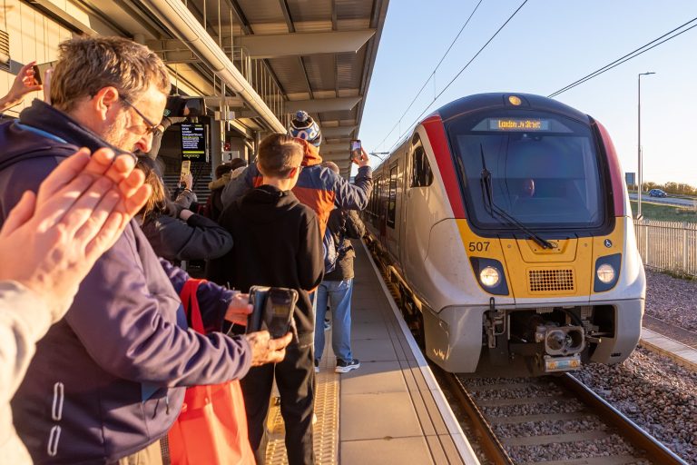 UK opens new train station on Great Eastern Mainline for the first time in more than 100 years