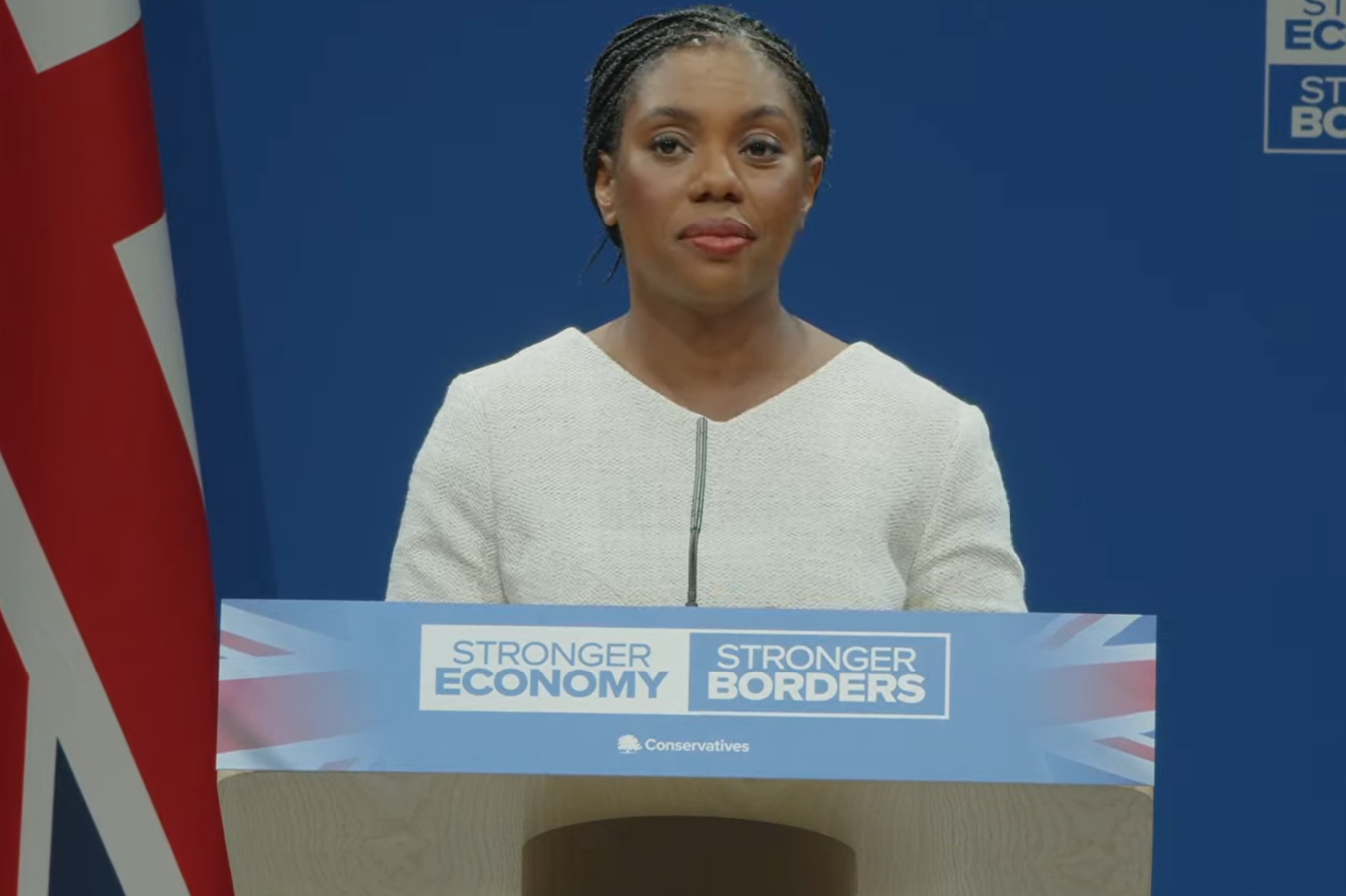 Kemi Badenoch says Nigel Farage is as bad as Starmer and Corbyn