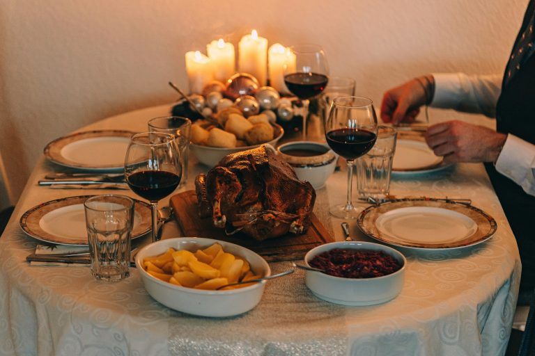 The average price of a Christmas dinner in the UK this December