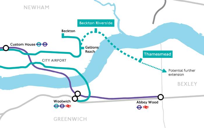 Dlr Thamesmead Extension