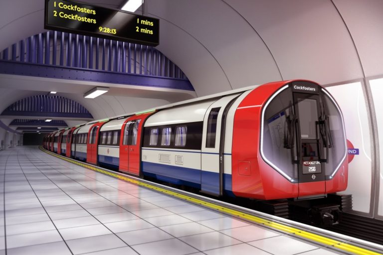 A look at the new, air-conditioned Piccadilly line trains coming this year