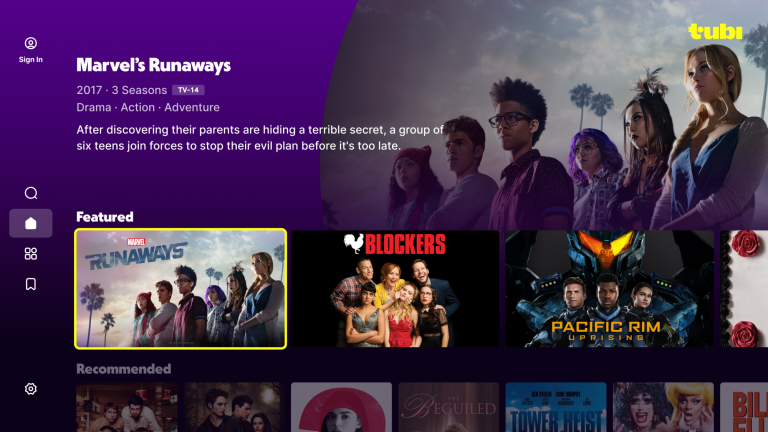 A free streaming service launched in the UK last year – and it now has a bigger library than Netflix and Amazon Prime Video
