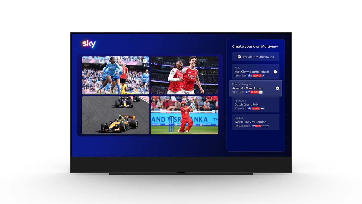 Sky viewers can now watch four live matches on one screen