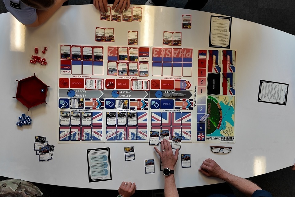 Watch: UK military turns a real Russian standoff into a board game